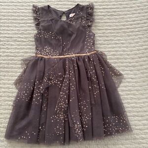 Cat & Jack Party Dress with Gold Dots